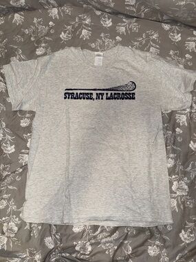 Vintage Syracuse NY Lacrosse Damn Every Thing But Lacrosse Tee Shirt